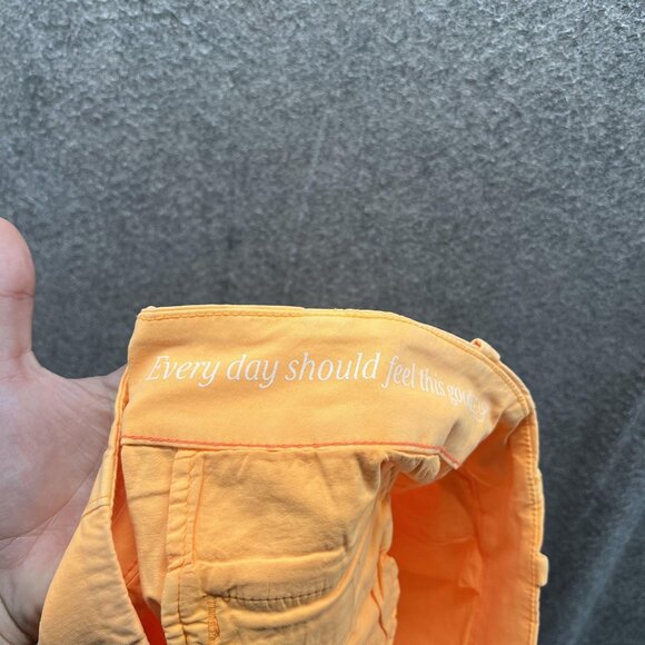 Vineyard Vines Shorts Womens 4 Orange Chino Stretch Casual Summer Beach Outdoors - Picture 9 of 12